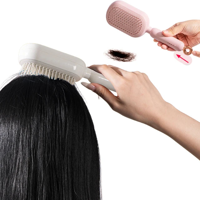 Peigne à cheveux rétractable