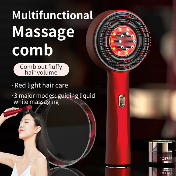 Masssages Comb Red Light Therapy Hair Follicle Comb Features