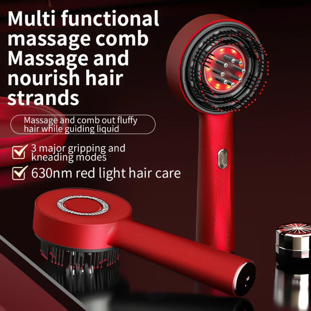 Masssages Comb Red Light Therapy Hair Follicle Comb Features