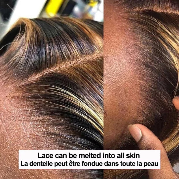 Lace Front Human Hairs Wigs Transparente perruque Perruques