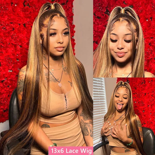 Lace Front Human Hairs Wigs Transparente perruque Perruques