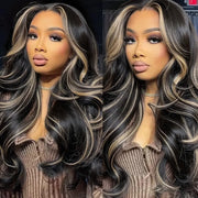 Perruque Lace Frontal Ombre Blonde Lace Front Wigs Suitables