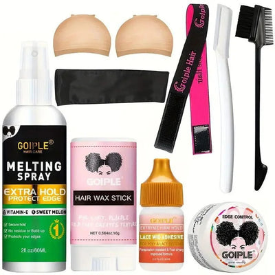 KIt de produits de coiffage pour perruques