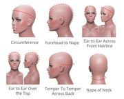 Lace Front Human Hairs Wigs Transparente perruque Perruques