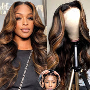 Perruques ondulée sans colle Taille moyennes Qualité cheveux