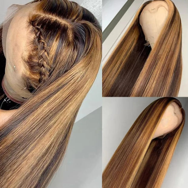 Lace Front Human Hairs Wigs Transparente perruque Perruques
