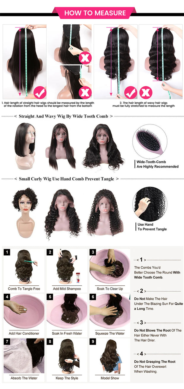 Straight Human Hair Lace Frontal Wig Brazilian même cheveux 