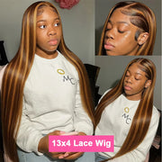 Lace Front Human Hairs Wigs Transparente perruque Perruques