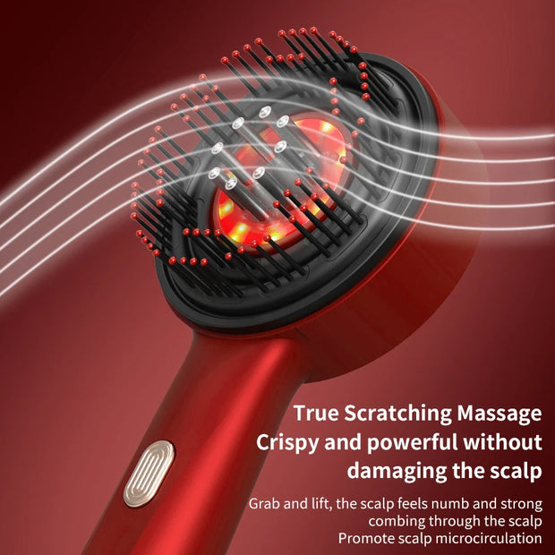 Masssages Comb Red Light Therapy Hair Follicle Comb Features