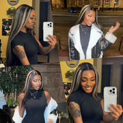 Lace Front Human Hairs Wigs Transparente perruque Perruques
