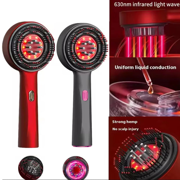 Masssages Comb Red Light Therapy Hair Follicle Comb Features