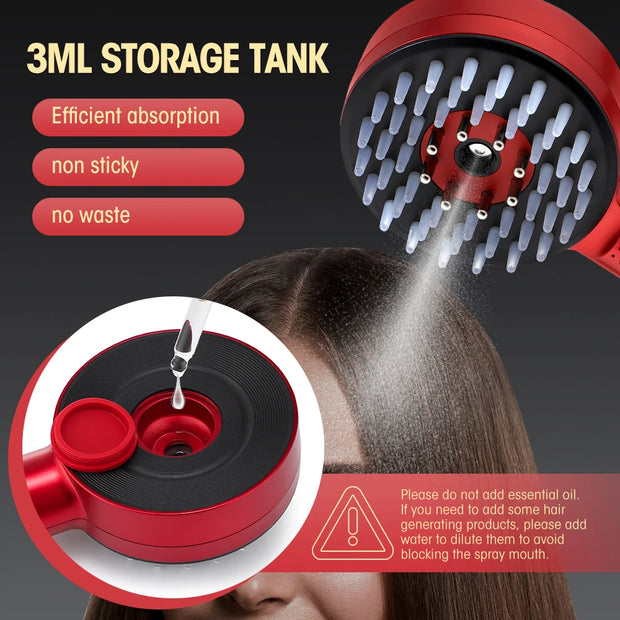Masssages Comb Red Light Therapy Hair Follicle Comb Features