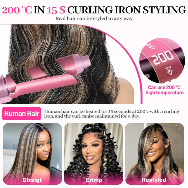 Perruque Lace Frontal Ombre Blonde Lace Front Wigs Suitables