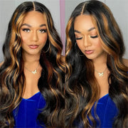 Perruques ondulée sans colle Taille moyennes Qualité cheveux