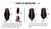 Perruque humain hair ondulée Brune tendance moyennes Qualité