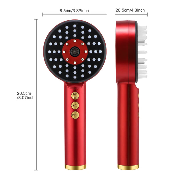 Masssages Comb Red Light Therapy Hair Follicle Comb Features