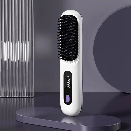 Brosse lisseuse de cheveux