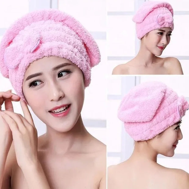 BonnetS de doucheS en Microfibre otégez vos cheveux gardantS