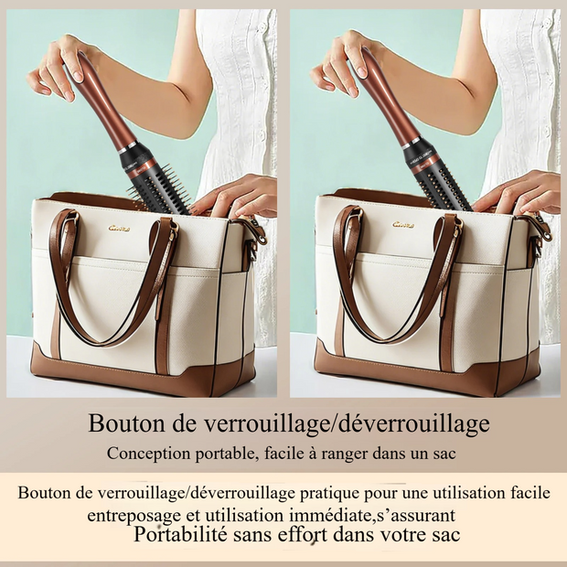 Brosse à Cheveux Démêlante avec Poils Rétractable capillaire