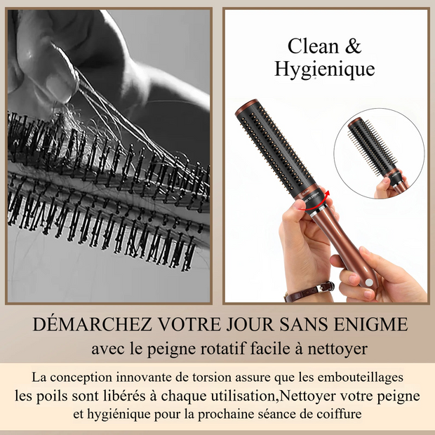 Brosse à Cheveux Démêlante avec Poils Rétractable capillaire