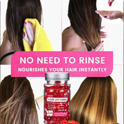 capsule d'Huile de Vitamine DArgan pour des cheveux sublimés