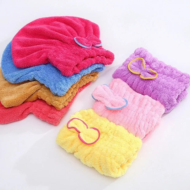 BonnetS de doucheS en Microfibre otégez vos cheveux gardantS