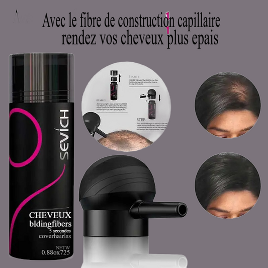 SEVICH poudre de fibre capillaire