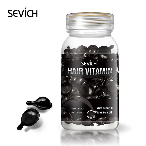 capsule d'Huile de Vitamine DArgan pour des cheveux sublimés