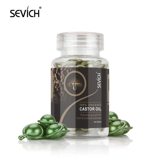 capsule d'Huile de Vitamine DArgan pour des cheveux sublimés